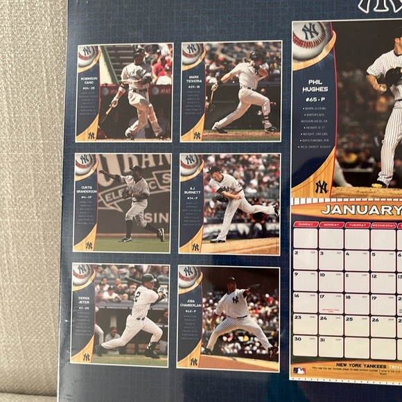 MLB | New York Yankees 2011 calendar - Picture 3 of 4